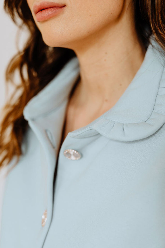 Gilet Fonda Ciel - Saaj Paris - The Bradery