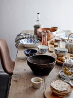 Camellia - Assiette Creuse - Bleu - Porcelaine