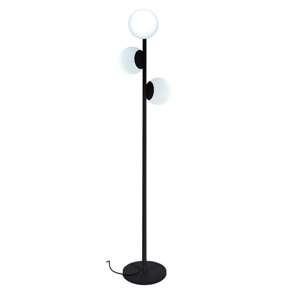 Lampadaire filaire pied métal éclairage puissant LED blanc GLOBY TREE H175cm culot E27 - REDDECO.com