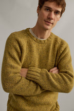 meta-preview, regular fit green knit with raglan sleeves