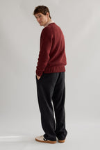 sustainable knit made from recycled wool