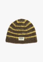 Bonnet Duveteux Vert Et Citron Vert