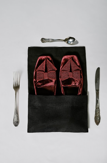 Fiocco Burgundy Flat Moccasin