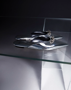 Catena Notte Silver Flat Sliperette