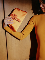 Alessa Tangerine Pouch Bag
