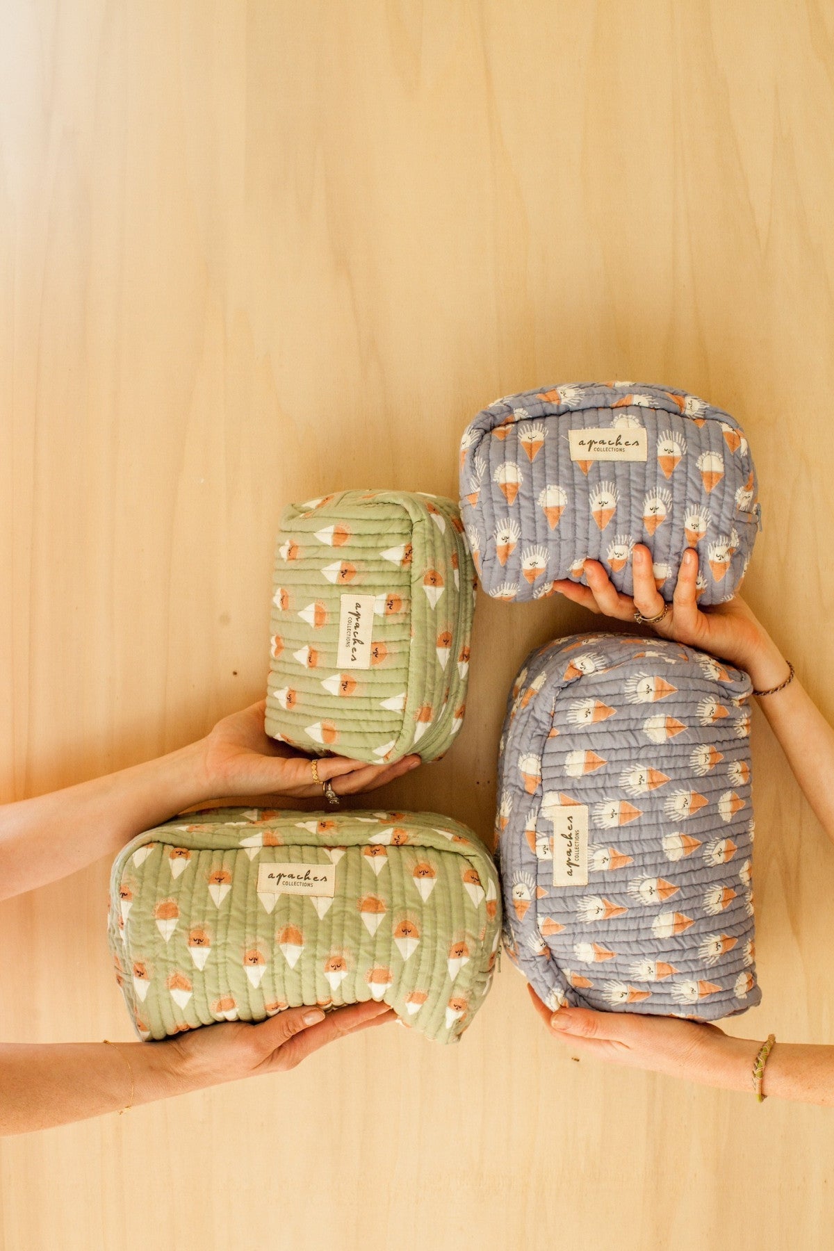Petite Trousse Gaya "Sorbet" - Denim