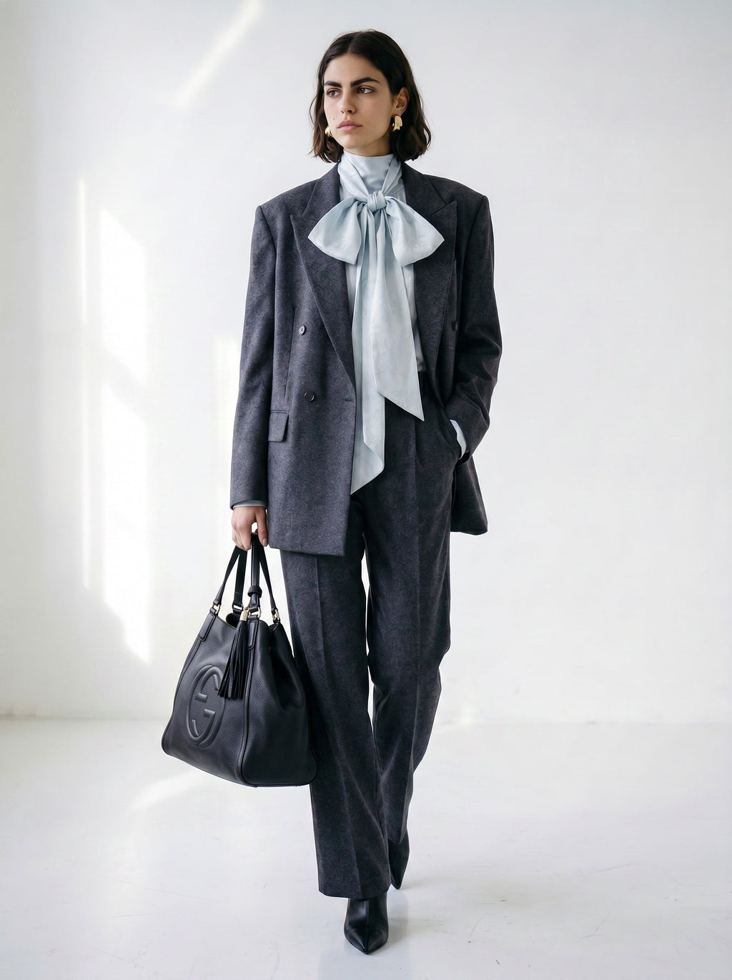 Gucci Soho Tote Cuir Grainé