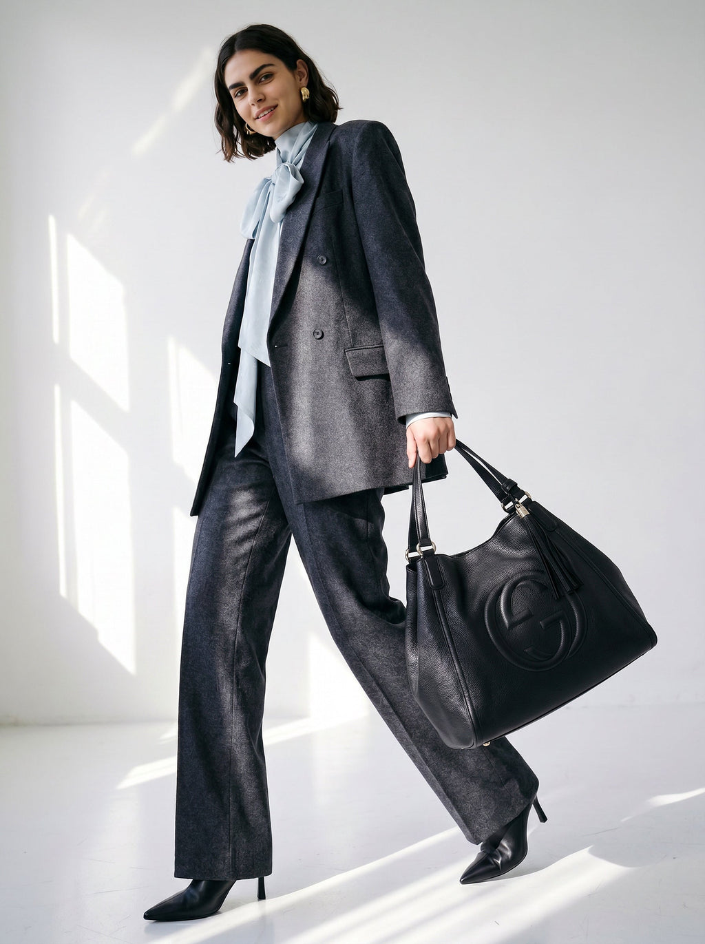 Gucci Soho Tote Cuir Grainé