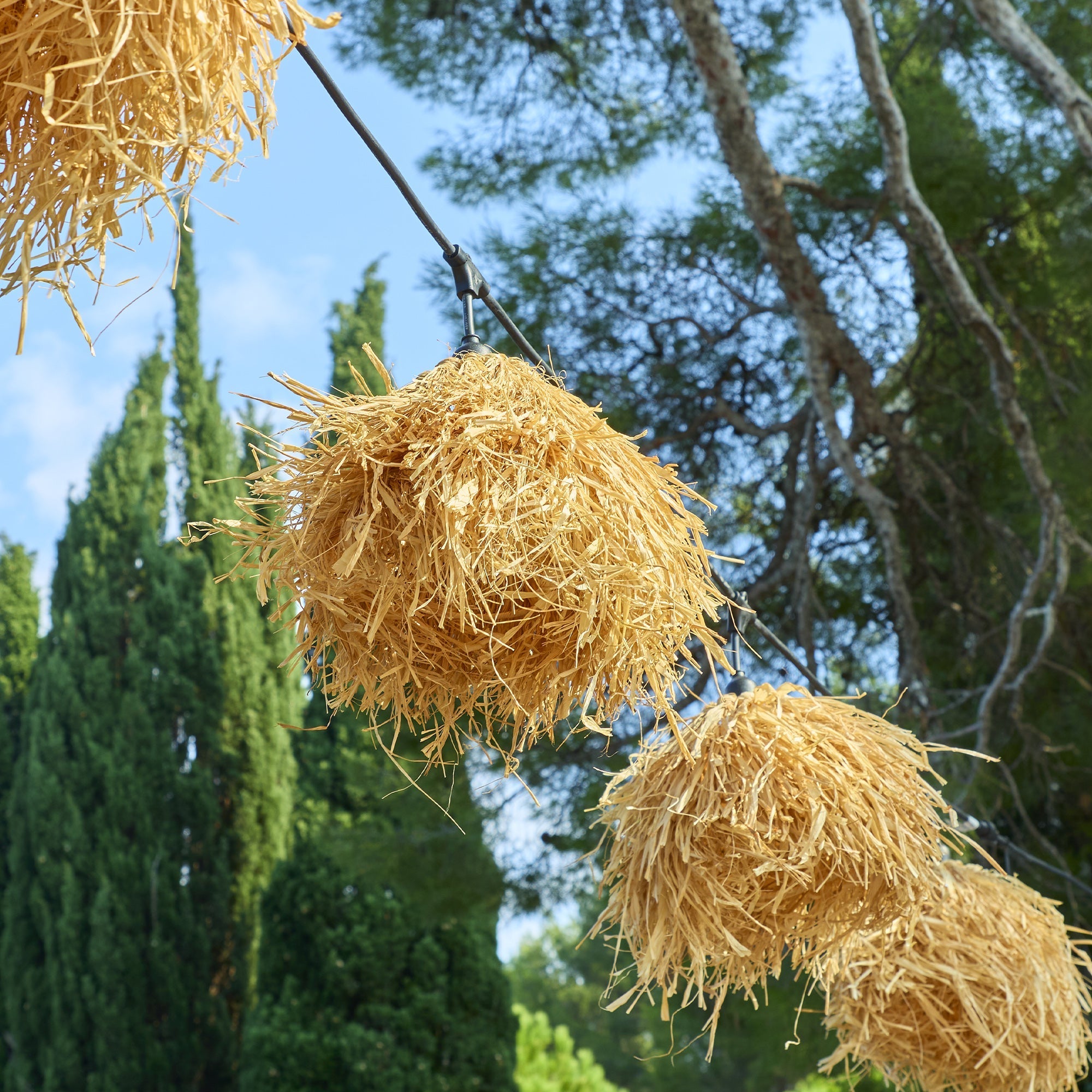 Frufru - Guirlande Filaire E27 - Jute - Beige