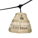 Tessa - Guirlande Filaire E27 - Rotin - Beige