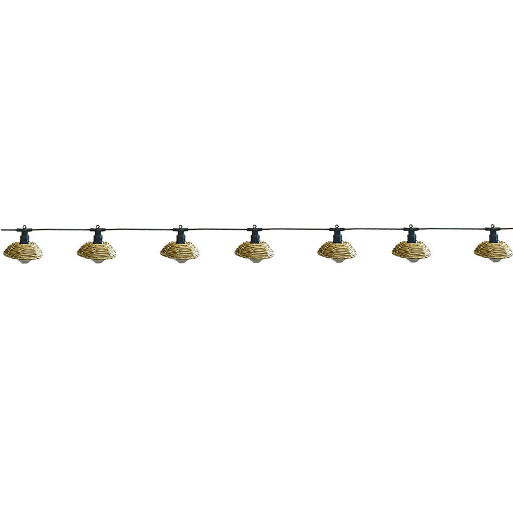 Cottage - Guirlande Filaire Led - Polyrotin - Beige