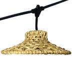 Moorea - Guirlande Filaire E27 - Rotin - Beige