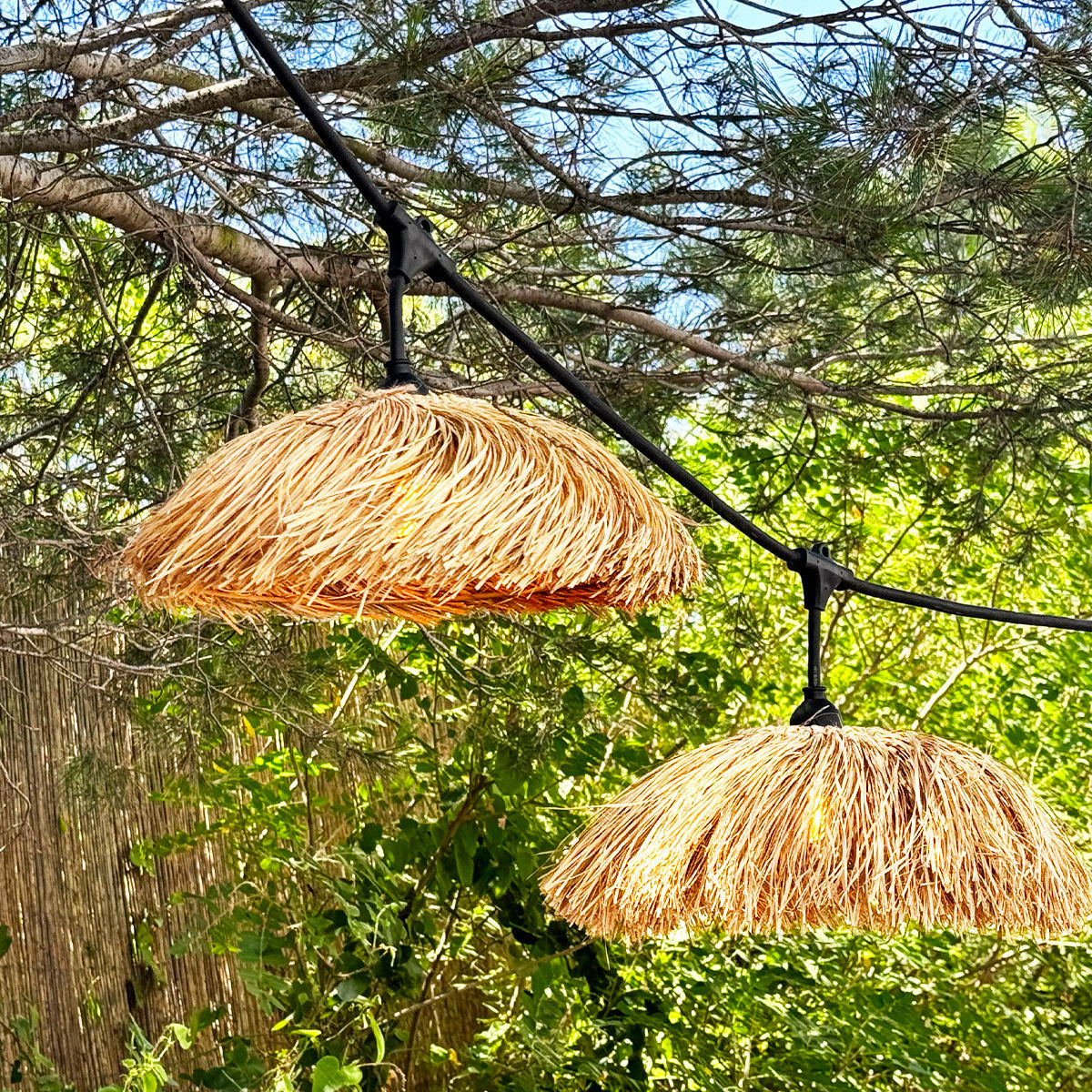 Havana - Guirlande Filaire E27 - Paille - Beige