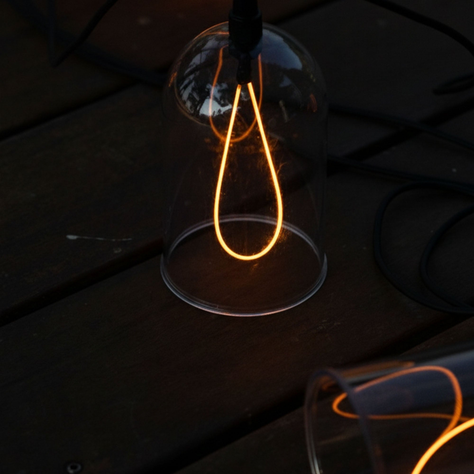 Glow - Guirlande Filaire Led - Plastique - Transparent
