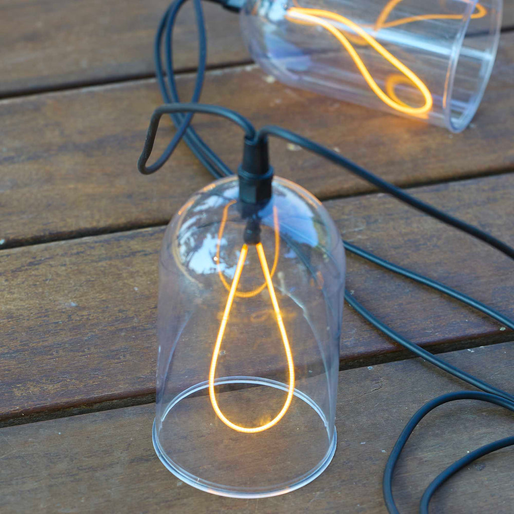 Glow - Guirlande Filaire Led - Plastique - Transparent