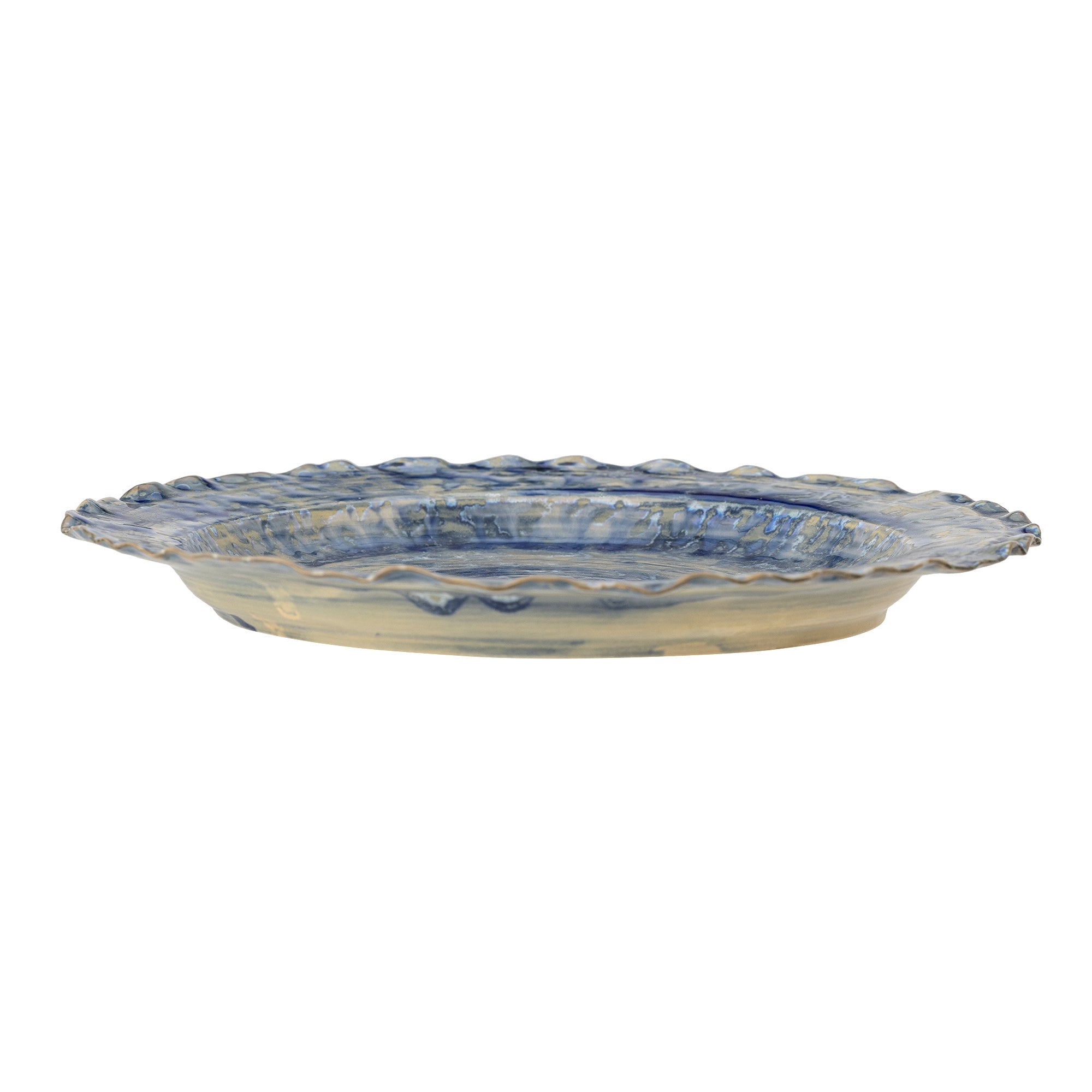 Rowan - Plat De Service - Bleu - Grès