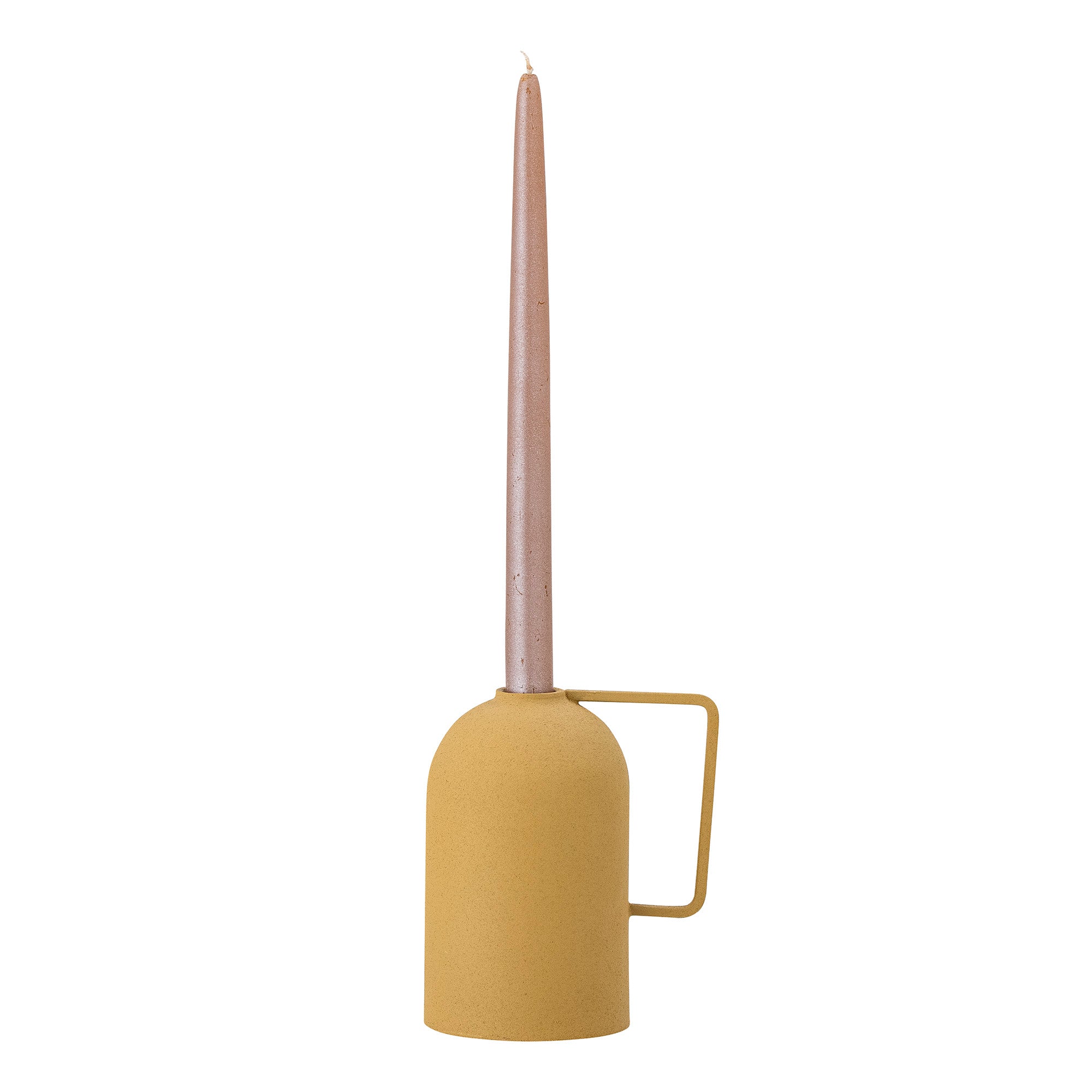 Idon - Bougeoir - Jaune - Métal