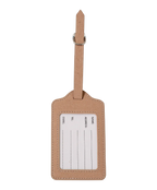 Etiquette a bagages GYL champagne vue dos carte identification fond transparent