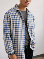 Chemise Hareby - Gris/Bleu Noir - Homme
