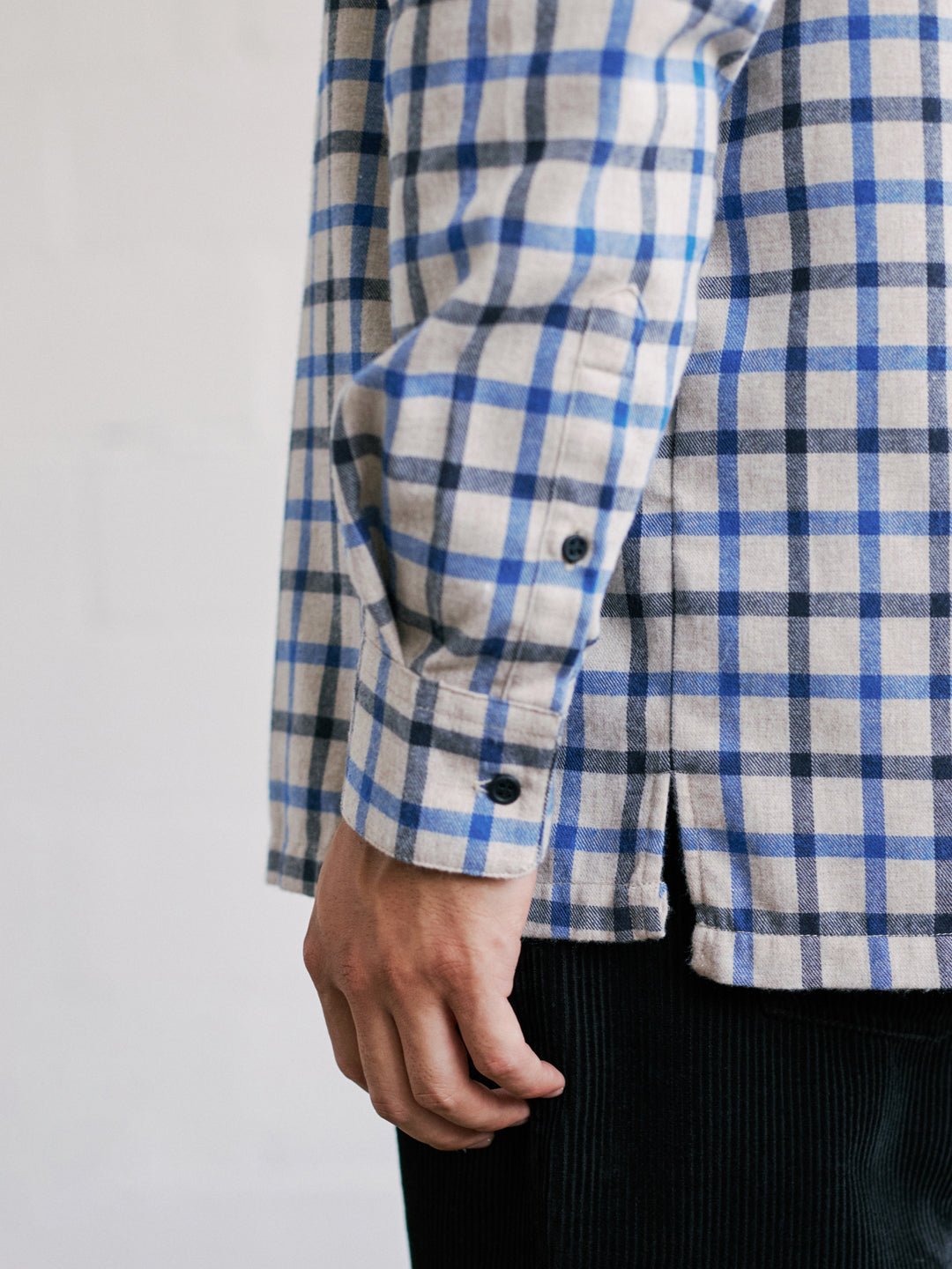 Chemise Hareby - Gris/Bleu Noir - Homme