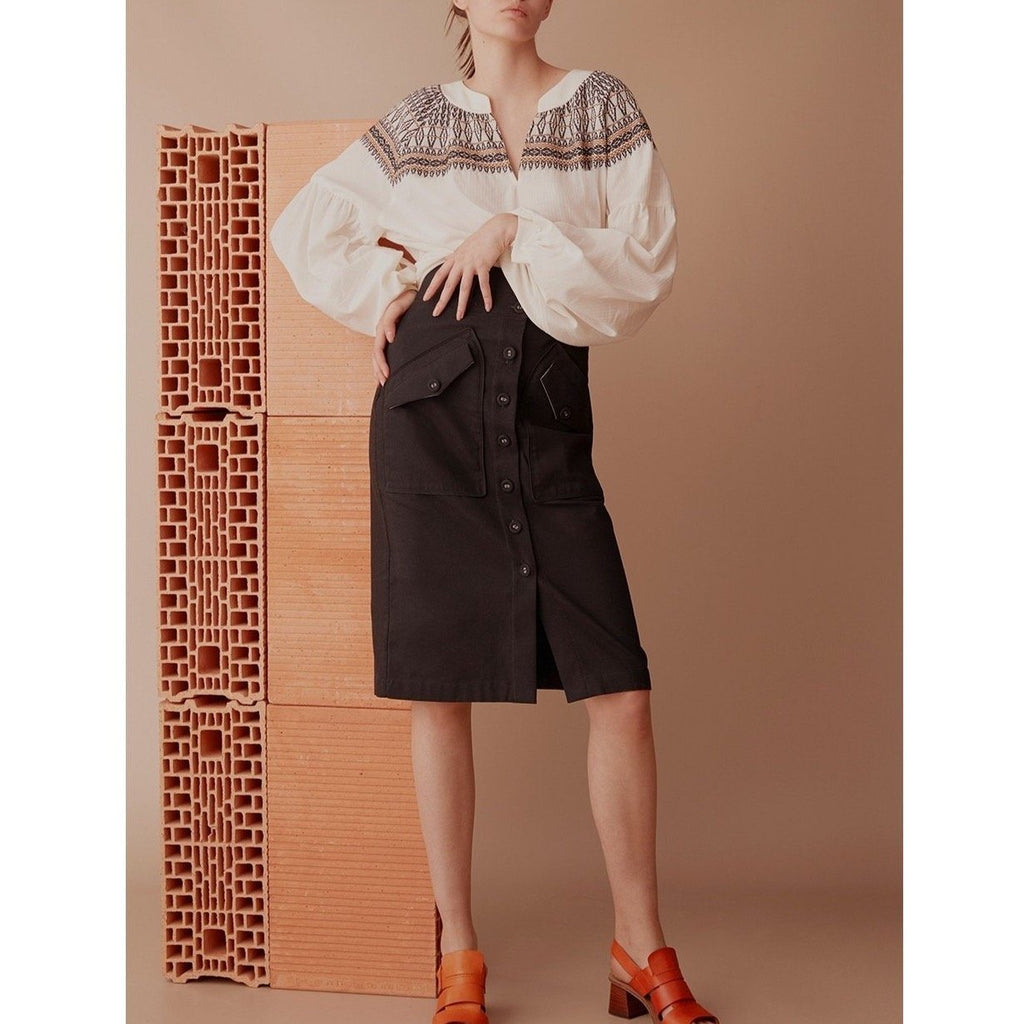 Blouse Barragan Jacquard Ignacio - Chemises Et Tops - Valentine Gauthier - The Bradery