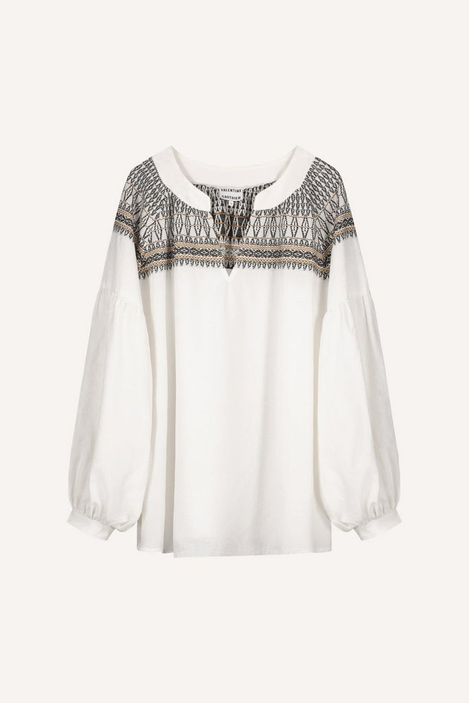 Blouse Barragan Jacquard Ignacio - Chemises Et Tops - Valentine Gauthier - The Bradery