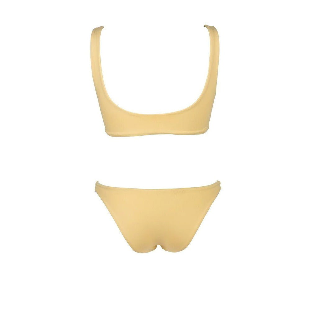 Haut De Bikini Runner - Jaune - Robin Collection - The Bradery