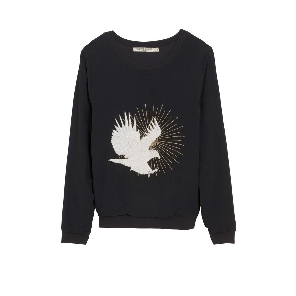 Sweatshirt Kendrick Dark Blue Eagle - Chemises Et Tops - Valentine Gauthier - The Bradery