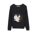 Sweatshirt Kendrick Dark Blue Eagle - Chemises Et Tops - Valentine Gauthier - The Bradery