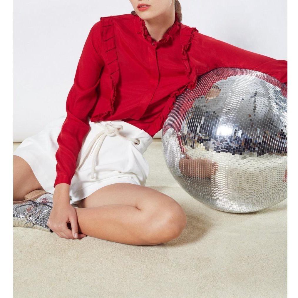 Blouse Mollie Red - Chemises Et Tops - Valentine Gauthier - The Bradery