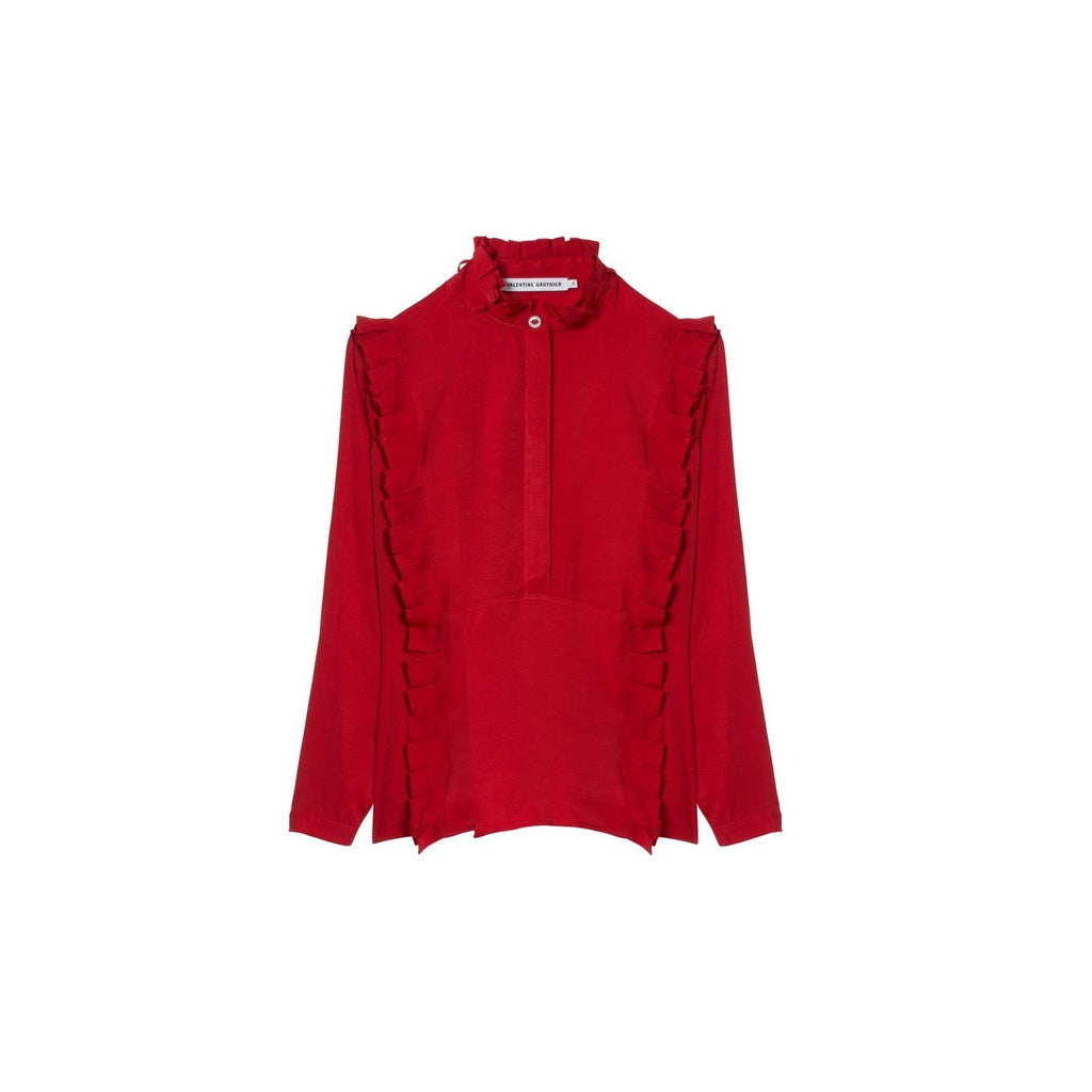 Blouse Mollie Red - Chemises Et Tops - Valentine Gauthier - The Bradery