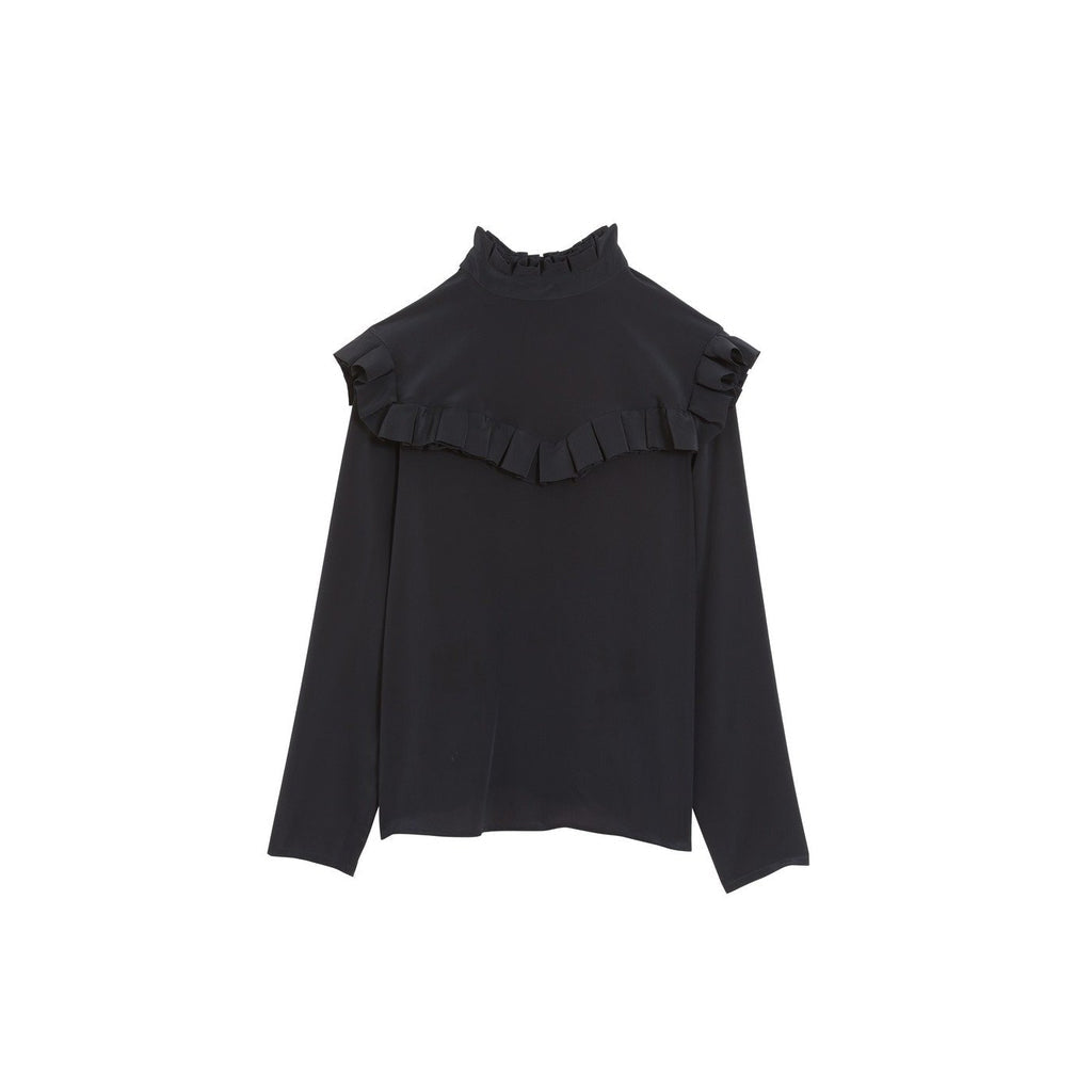 Chemise Zappa Dark Blue - Chemises Et Tops - Valentine Gauthier - The Bradery