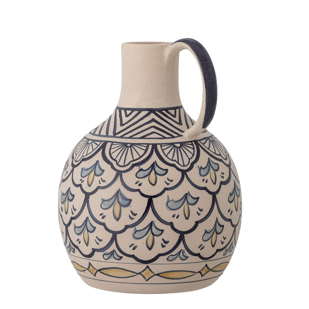 Nadya - Vase - Bleu - Grès