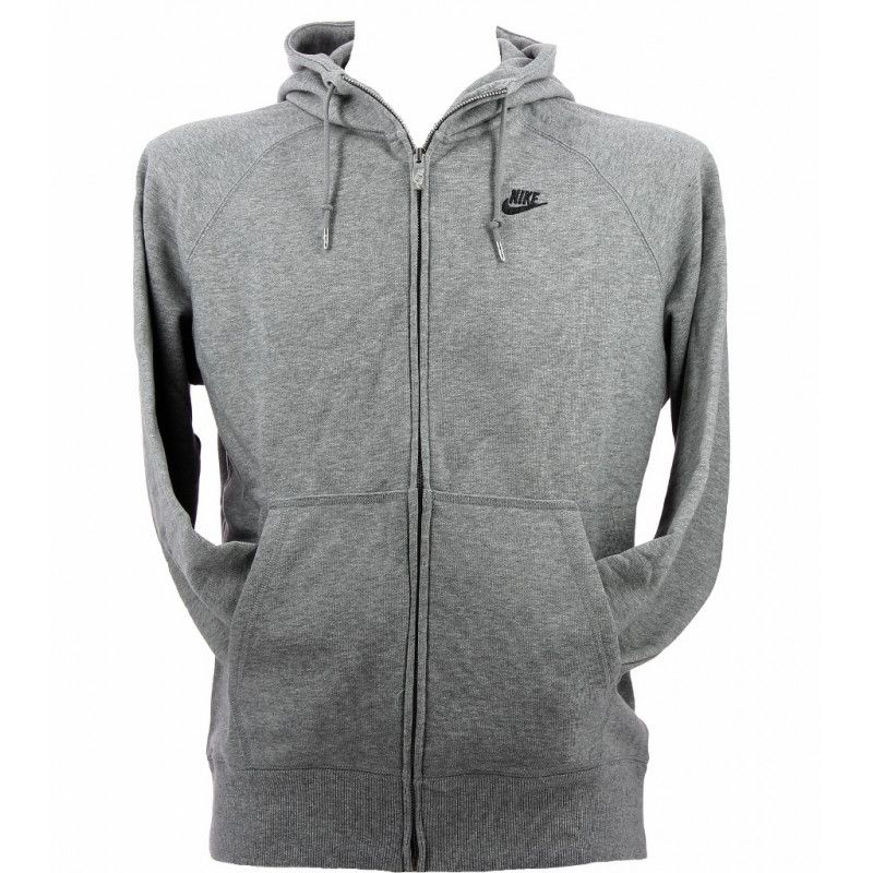 Hbr Ft - Sweat Homme Textile - Gris SWEAT HOMME TEXTILE Nike