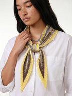Foulard Hermès Plissé "Rêves D'Australie" 1999