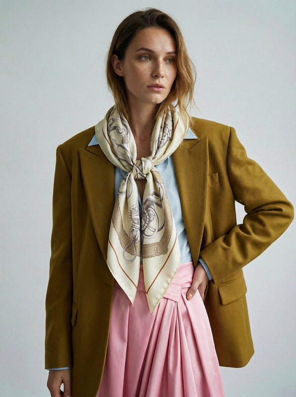 Vintage Hermès Silk Scarf - Concours D'Etriers