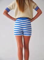 Short Núria Bleu Ciel Et Bleu