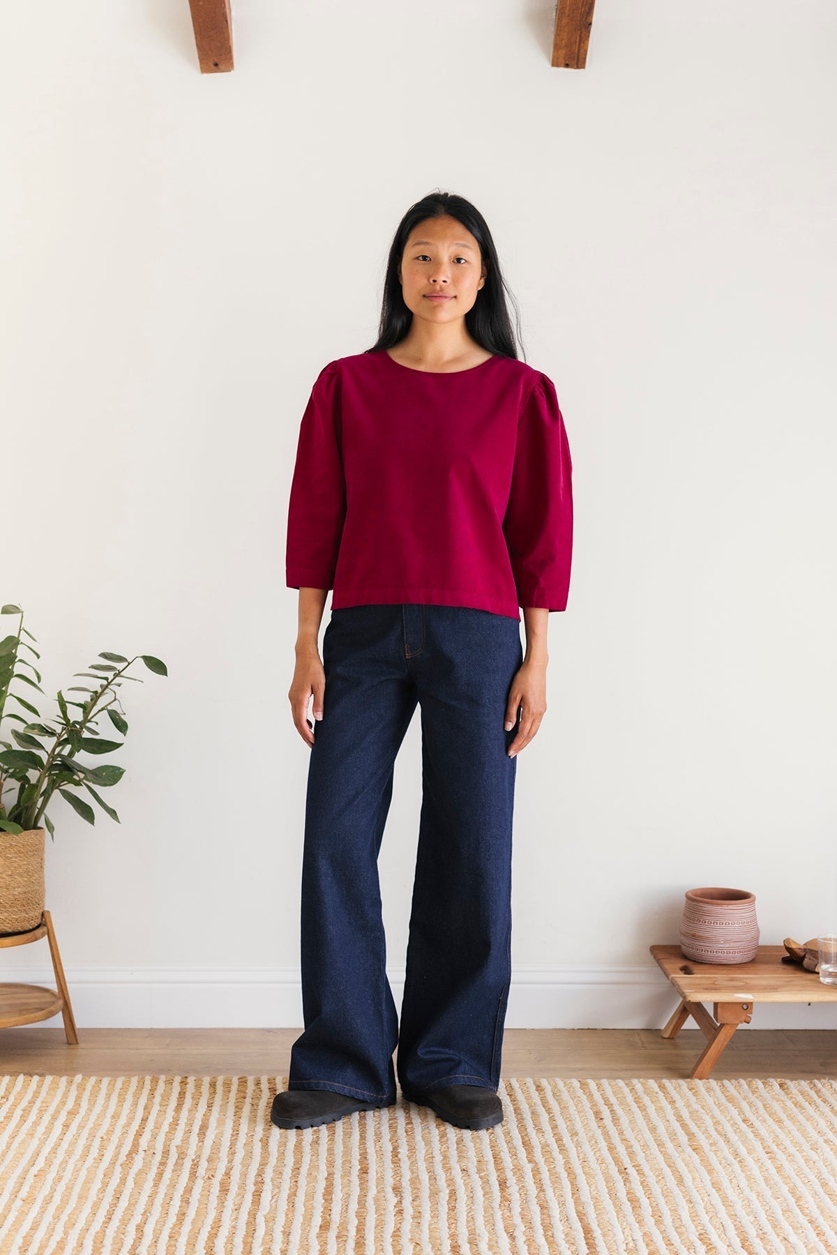 Chemise Hildasay - Rouge Bourgeon - Femme