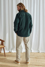 Minimalist sustainable men’s overshirt