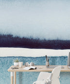 Fresque Horizon Mer - Blue Jean