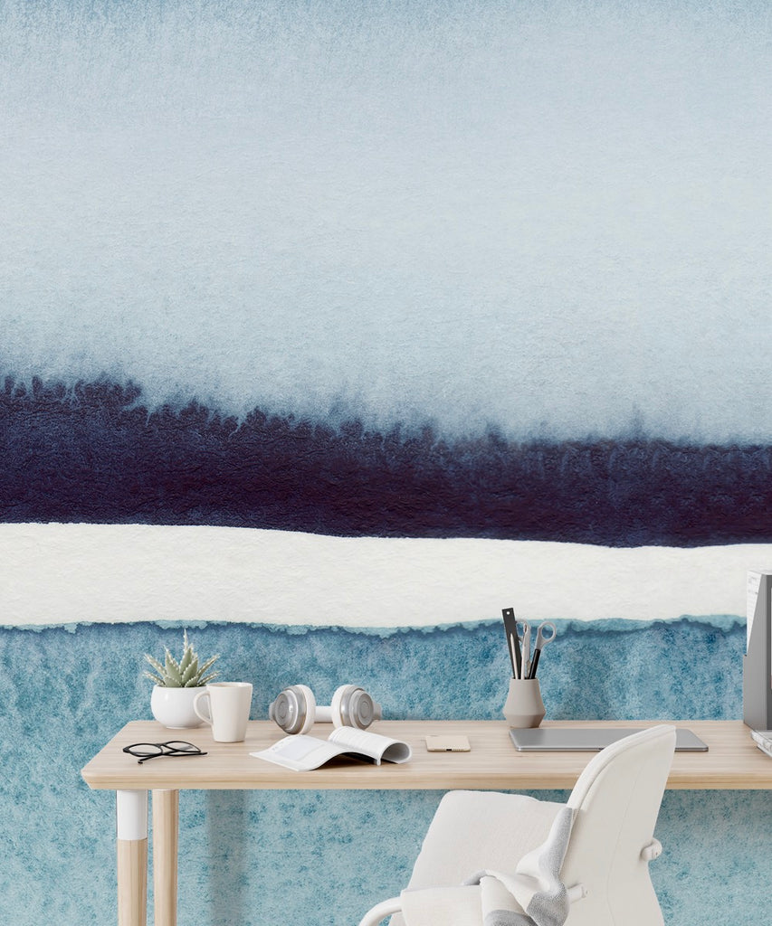 Fresque Horizon Mer - Blue Jean