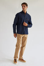 Chemise Horssten - Bleu Jean Foncé - Homme