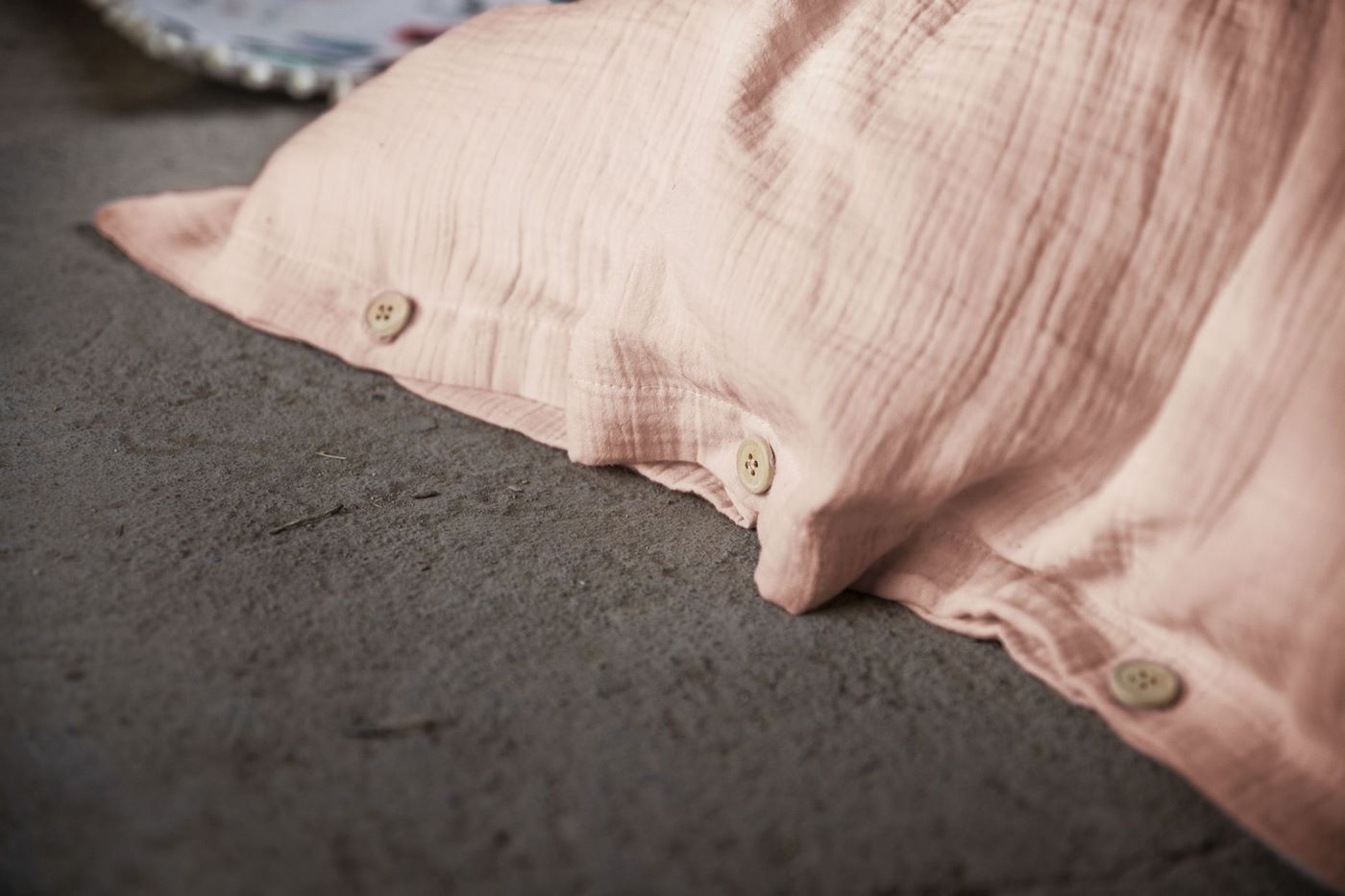 Housse De Couette 100% Gaze De Coton - Guimauve - Rose Housse De Couette Baton Rouge