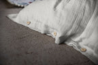 Housse De Couette 100% Gaze De Coton - Nuage - Gris Clair Housse De Couette Baton Rouge