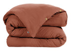 Housse De Couette 100% Gaze De Coton - Terracotta - Baton Rouge - The Bradery