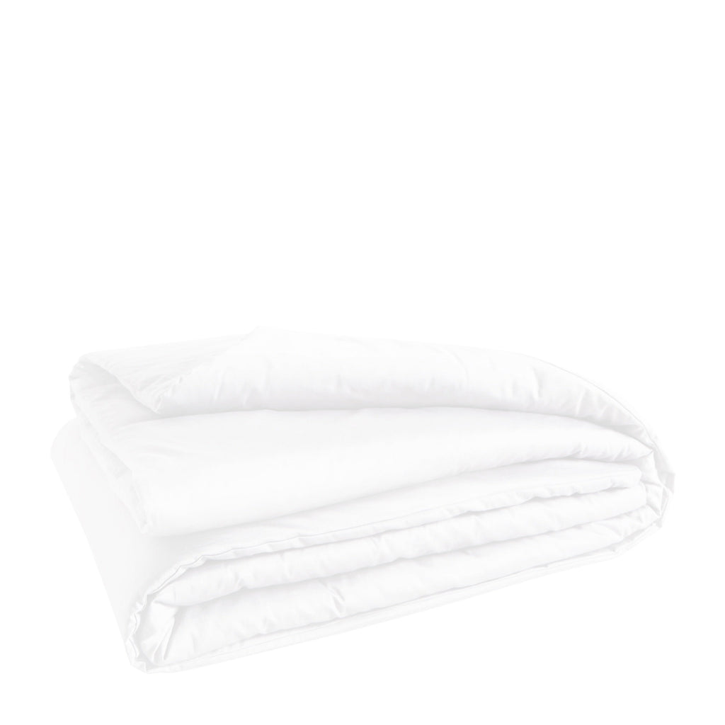 Housse De Couette Alexane - 100% Satin De Coton - Blanc