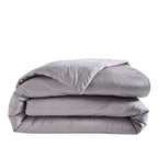 Housse De Couette Alexane - 100% Satin De Coton - Gris