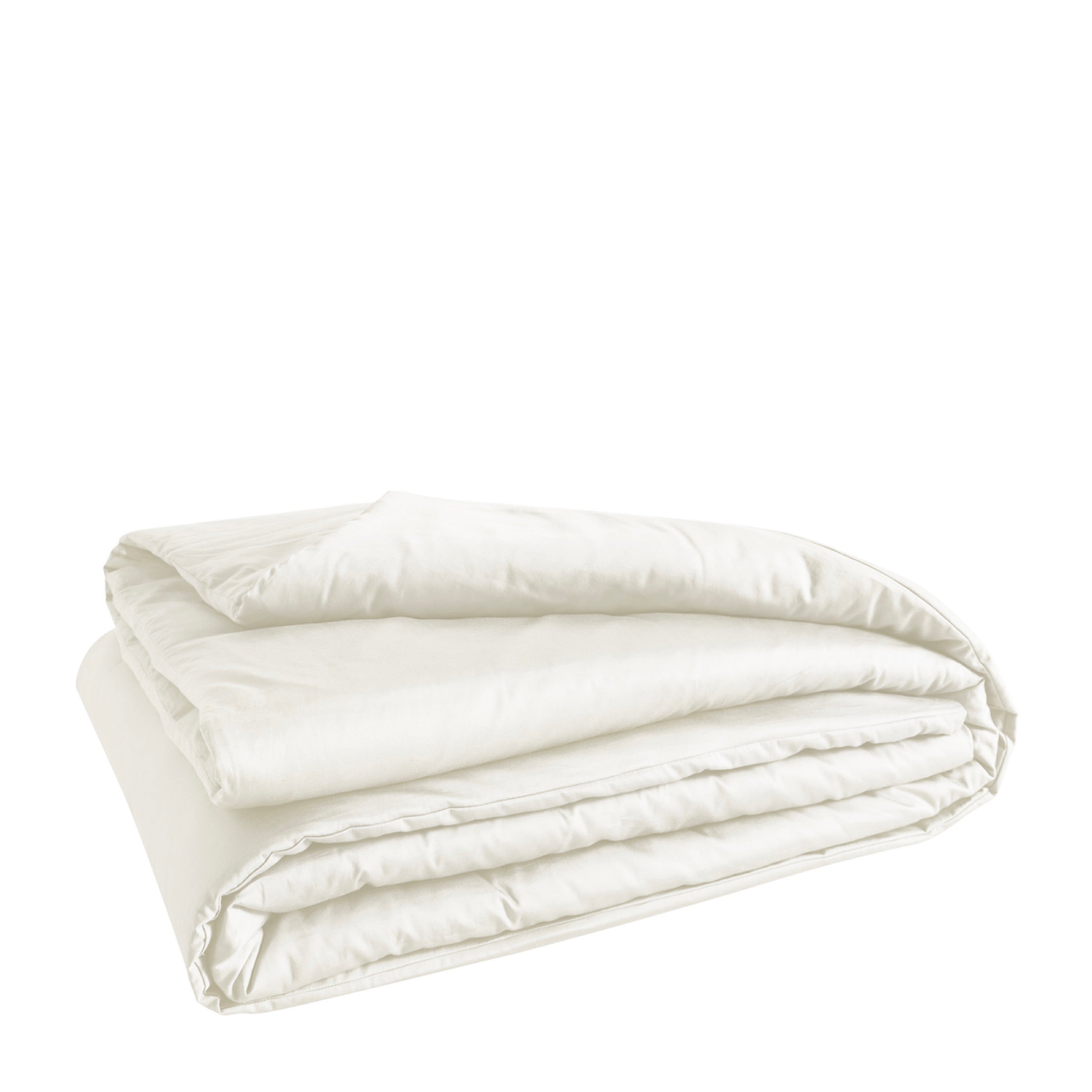 Housse De Couette Alexane - 100% Satin De Coton - Sable