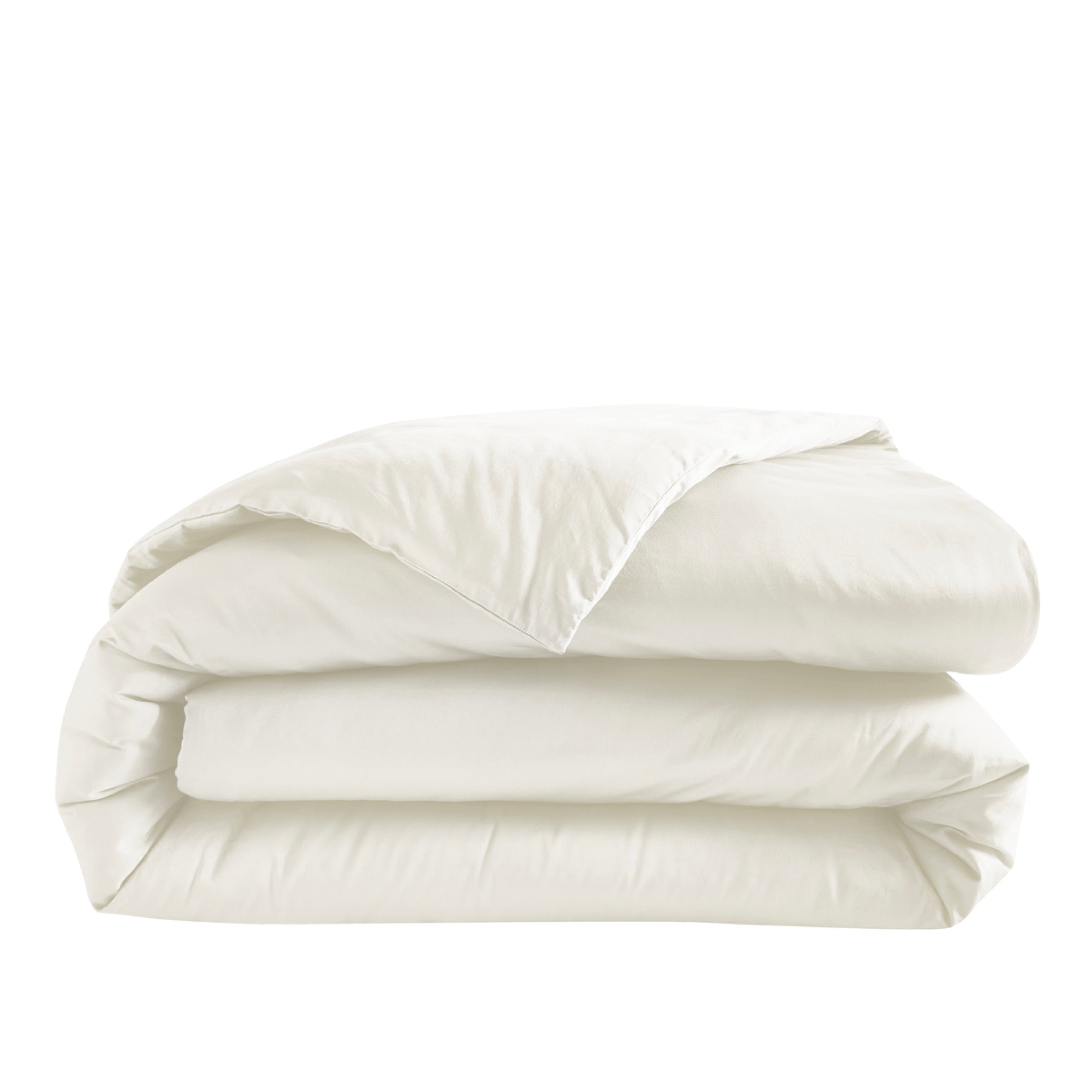 Housse De Couette Alexane - 100% Satin De Coton - Sable