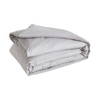 Housse De Couette Amance - Percale De Coton - Gris Perle